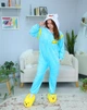 Жіноча кігурумі доросла та підліткова Kigurumi Adventure Time Час Пригод Фін Блакитний S 145-155 см (1113) - зображення 1