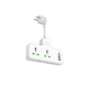 Мережевий подовжувач HOCO AC11A Voyage 2-position expansion socket(1C3A) White - изображение 1