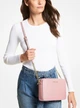 Женская сумка кросс-боди Michael Kors Jet Set Large Saffiano Leather Crossbody Bag 25,2*18,7*5,7 см розовая - изображение 3