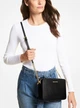 Женская сумка кросс-боди Michael Kors Jet Set Large Saffiano Leather Crossbody Bag 25,2*18,7*5,7 см черная - изображение 4