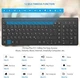 Комплект беспроводной клавиатуры и мышкиTedGem 2.4G Black (UKR) g1 - изображение 3