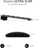 Комплект бездротовий клавіатури та мишки SUBBLIM Bluetooth Grey (UKR) g1 - зображення 4