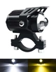 Светодиодная двухцветная фара Moto LED Mini для мотоцикла, мопеда, скутера. Белый Жёлтый (05277) - изображение 1