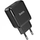 Комплект сетевое зарядное устройство Hoco Блок 2хUSB-A 2.1А и кабель зарядки USB-A to Micro 1метр Черный - изображение 3
