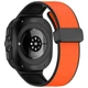 Ремінець Elegant leather Strap для Samsung Galaxy Watch Ultra 47mm з магнітною застібкою orange - зображення 4