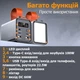 Павербанк 60000 mAh QC 3.0 PD 100W Ліхтарик - для ноутбука телефона роутера айфона, Універсальна батарея Зовнішній акумулятор, темно-сірий - зображення 5