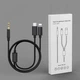 Аудио адаптер XoKo MH-232 AUX 3.5 мм -USB Type C – Lightning Черный (MH-232-BK) - изображение 2