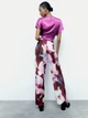 Футболка женская Zara 8578/573 S Фиолетовая (08578573603024) - изображение 2