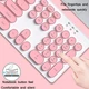 Беспроводная клавиатура с мышью для пк и ноутбука TWolf TF770 USB 2.4Гц (UkrEn) Pink - изображение 4