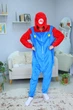 Піжама кігурумі Kigurumi для хлопчика Super Mario Супер Маріо Синій на зріст 130-145 см (205442) - зображення 1