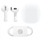 Бездротові білі навушники Baseus Bowie WX5 True Wireless Earphones (A00051000213-00), укомплектовані кейсом, вкладишами, TWS гарнітурою, що підтримують BT5.3. - зображення 1