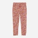 Детские джоггеры для девочки H&M 060924086_darkpink 104 см Темно-розовые/Цветы (6666000330062) - изображение 1