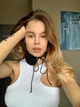 Чокер украшение на шею цветок розы на черный шнурок - изображение 2