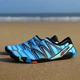 Взуття для пляжу і коралів аквашузи Diving shoes блакитні білий зигзаг 42 ( 26,5 см ) 104 - зображення 2