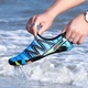 Взуття для пляжу і коралів аквашузи Diving shoes блакитні білий зигзаг 42 ( 26,5 см ) 104 - зображення 5
