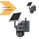 360 Камера ЧЕРНАЯ ВАЙ ФАЙ XPRO P18WIFI Solar ptz 6MP camera app:v380pro (44721-_1733) - зображення 3