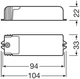 Электронный трансформатор 75W 230-240V для галогенных ламп DIM IP20 [4008321073037] HTN Osram - изображение 3