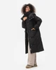 Довга куртка пальто жіноча зимовий Біо-пух DuPont Sorona original Viva-Wear 8240 40 чорний 2-8240 - изображение 3
