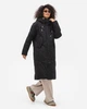 Довга куртка жіноча пальто зимовий Біо-пух DuPont Sorona original Viva-Wear 8626 46 чорний 58626 - зображення 3