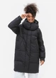 Довга куртка пальто жіноча зимовий Біо-пух DuPont Sorona original Viva-Wear 8258 48 чорний 82585 - изображение 2