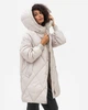 Куртка жіноча пальто зимовий Біо-пух DuPont Sorona original Viva-Wear 8800 42 бежевий 8800-2 - зображення 2