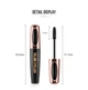 Тушь для ресниц Vibely 4D Volume Eyelash Mascara с эффектом удлинения 13 мл - изображение 14