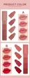 Набір помад для губ Dragon Ranee 4в1 Soft Velvet Lipstick B - зображення 5