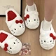 Женские пушистые домашние тапочки утепленные с закрытым носком Hello Kitty 35 22,5 см (10302) - изображение 3