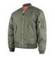 Бомбер куртка Mil-Tec ma-1 flyers basic Olive 10402001 размер S - изображение 1