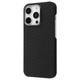 Чохол карбоновий тонкий Proove Carbon Kevlar Slim with Magnetic Ring MagSafe для Apple iPhone 14 Pro black - зображення 1