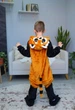 Пижама кигуруми Kigurumi для мальчика Красная Панда Рыжая Енот Коричнево-черный на рост 110 - 120 см (204242) - изображение 2