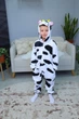 Пижама кигуруми Kigurumi для мальчика Бык Корова Белый на рост 175 - 182 см (204842) - изображение 3