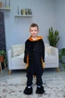 Пижама кигуруми Kigurumi для мальчика Красная Панда Рыжая Енот Коричнево-черный на рост 110 - 120 см (204242) - изображение 5