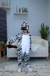Піжама кігурумі Kigurumi для хлопчика Зебра Чорно-білий на зріст 175 - 182 см (201742) - зображення 3