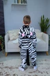 Пижама кигуруми Kigurumi для мальчика Зебра Черно-белый на рост 110 - 120 см (201742) - изображение 7