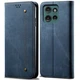 Чехол-книжка с кармашками UniCase Jeans Wallet для Motorola Edge 50 - Blue - изображение 1