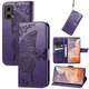Чохол-книжка з малюнком UniCase Butterfly Pattern для Motorola Moto G85 - Dark Purple - зображення 4