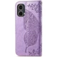 Чохол-книжка з малюнком UniCase Butterfly Pattern для Motorola Moto G85 - Light Purple - зображення 5