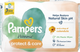 Упаковка дитячих вологих серветок Pampers Harmonie Protect&Care з календулою 3 х 44 шт (8700216250672) - зображення 2