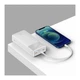 УМБ 30000mAh 20W Baseus PowerBank с быстрой зарядкой Bipow Digital Display Портативный аккумулятор 2USB/1Type-C. white - изображение 4