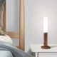 Лампа-світильник LED з датчиком руху та вбудованим акумулятором на 500Mah 1 Вт Коричневий з білим - зображення 4