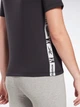 Футболка хлопковая спортивная длинная женская Reebok CL RBK ND Cropped HB2265 XS Черная (4065423503466) - изображение 5