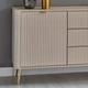 Комод Ланте/Lante 1-дверный с 3 ящиками 1D3S/138 Бежевый Ш138xВ81 см. Perfect Home - изображение 9