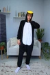 Пижама Кигуруми My Kigu Мужская Пингвин Черный размер L 165-175 см (21066411) - изображение 3