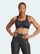 Спортивный топ для фитнеса женский Adidas TLRD Impact Training High-Support IQ3384 XL Черный (4067886028241) - изображение 1