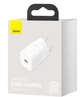 Мережевий зарядний пристрій Baseus Super Si Quick Charger USB-C 25 W EU White (CCSP020102) - зображення 3