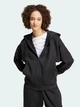 Толстовка на молнии утепленная с капюшоном женская Adidas ALL SZN Fleece Full-Zip IX3809 M Черная (4067894332095) - изображение 3