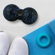 Массажный мяч двойной PowerPlay PP-4352 Epp foam peanut ball d8x16 см Черно/Синий (PP_4352_Blue_8*16) - изображение 5