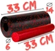 Массажный ролик (роллер) гладкий PowerPlay PP-4348 2 in 1 EPP Foam Roller 33x14 см Черно/Черный (PP_4348_Red_(33*14)) - изображение 10