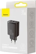 Мережевий зарядний пристрій Baseus Compact Quick Charger 2U+C 30 W EU Black (CCXJ-E01) - зображення 3
